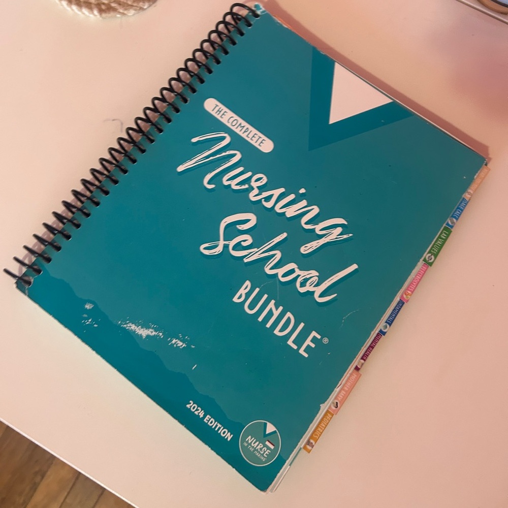 The Complete Nursing School Bundle - Teal Spiral Notebook